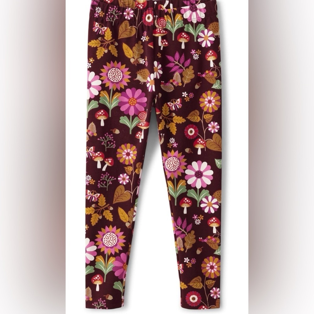 Gymboree Girls' and Toddler Leggings, Mushrooms/Hedgehogs, 12-18 mo., NWT 🍄🦔